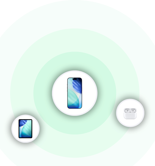 Buscar - Encuentra los dispositivos de los demás.