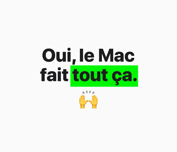 Image displaying the text "Yep, Mac does that"